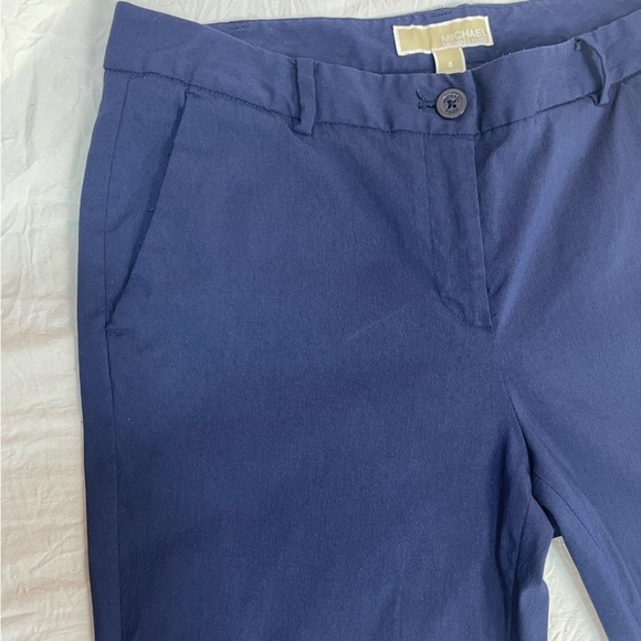 Michael By Michael Kors dark blue stretch mid rise ankle pant’s trousers size 8 - Picture 7 of 16